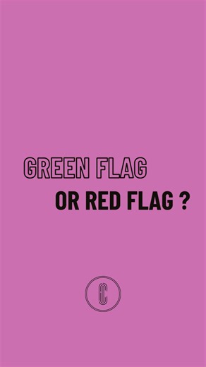 Green flag or red flag? We asked our coworkers to choose…❤️ #cardobrussels #fyi #love #worklife