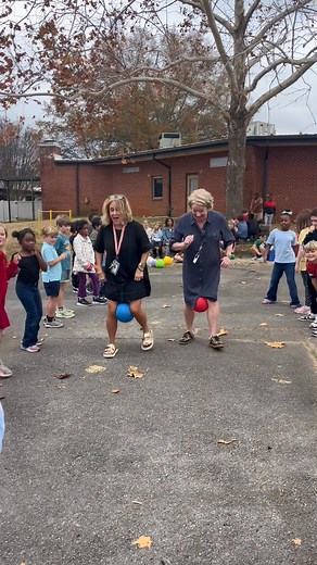 2nd grade LOVED cheering on Mrs. Melillo in the Gobble Wobble Races! #ourprincipalisbetterthanyalls | Weatherly Heights Elementary School