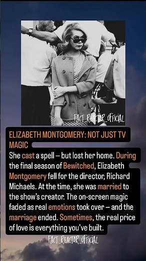 ELIZABETH MONTGOMERY LOVED OFF-SCREEN #OldHollywood #TrueGrit #TVRomance #youtubeshorts