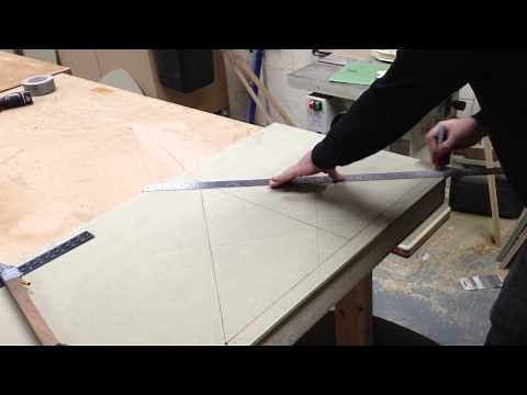 Setting out a Gothic/two centered arch.