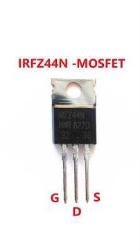This Tiny Chip Controls 49 Amps — Here's How 🔥 #irfz44n #MOSFET #Shorts #YouTubeShorts