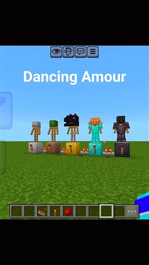 Minecraft Dancing Armour Trick Reveal 😉 #Shorts #minecraftmemes #PiroGamingOG