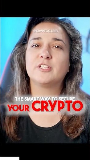 "The Smart Way To Secure Your Crypto" 💳 #cryptocasey