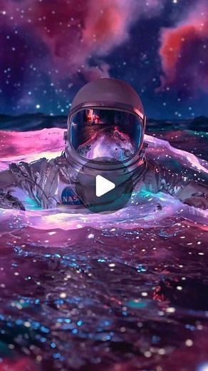VISUALDON | Floating In Space 👨‍🚀🌌 Revisiting one of my favorites. Combining two things that leave me in awe, the depth of the oceans and vastness of... | Instagram