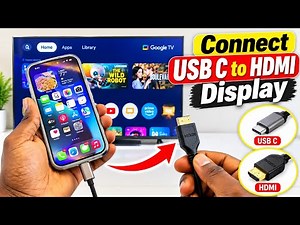 How To Connect USB C To HDMI - Mobile Phone To TV HDMI (2 Easy Method)