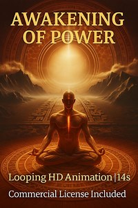 Awakening of Power | Looping Energy Ascension Animation for Spiritual Projects (HD Link) - Etsy Canada