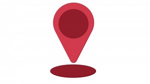 Download Animation of location pin point on map for free