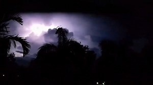 9K views · 299 reactions | How amazing was the lightning show over...
