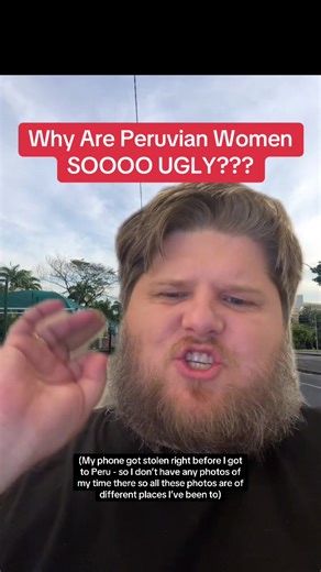 There’s an interesting history behind why women in Peru have this reputation of not being attractive #traveltok #passportbros #peru #lima #latina