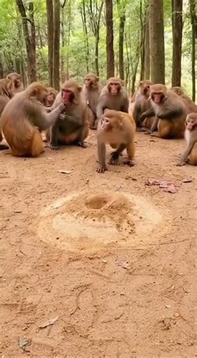 Groundhog Explodes Out of the Dirt — Monkeys Never Saw It Coming! | MonkeyLab #Shorts