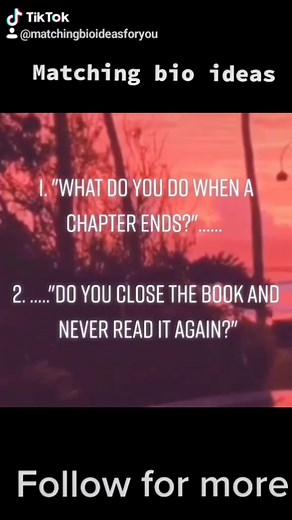 Matching bio ideas ❤️ op TikTok
