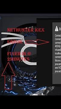 Nethunter KEX Connection failed Error Fixed | @2minutes