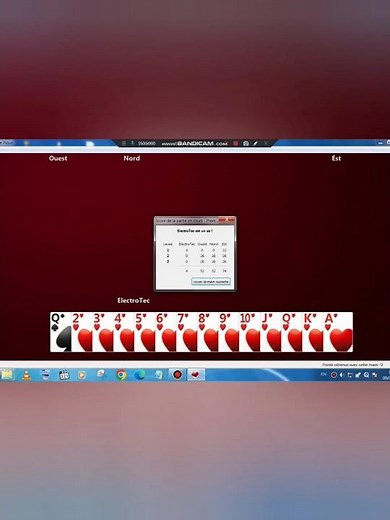Shoot the Moon in Microsoft Hearts Windows 7 - Microsoft Hearts Gameplay