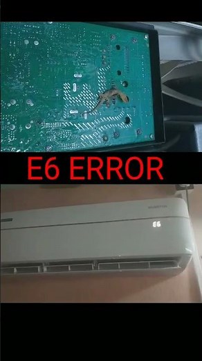 E6 error code ac #shorts #error #E6