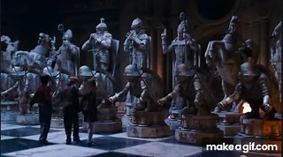 Harry Potter Wizard Chess Pawn Swords on Make a GIF
