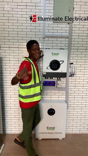 8.5kw inverter 11.7kWh lithium iron phosphate battery 8 unit of 630w panels installed This system can power up to two 1hp or 1.5hp inverter AC during peak sun hour and all your basic house appliances Setup starts from #4,500,000 (location/brand dependent). Steady light > generator stress Send a DM for your exact quote or call us on 0813-477-8899. Let's power your home