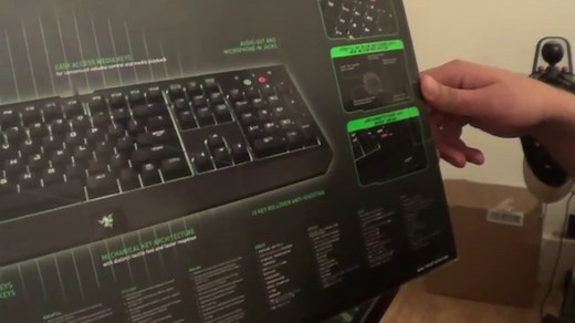 Razer BlackWidow Ultimate 2013 Mechanical Keyboard Unboxing