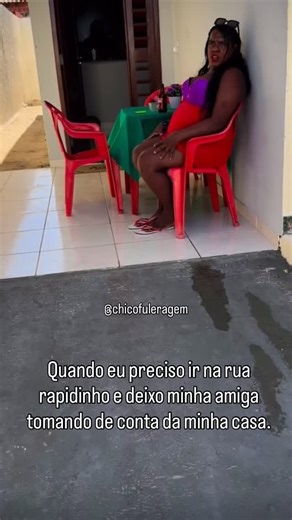 Heidemar Frazão on Instagram: "Quando eu preciso ir na rua rapidinho e deixo minha amiga tomando de conta da minha casa. @rainhadaguajajaras @lananobryyy"
