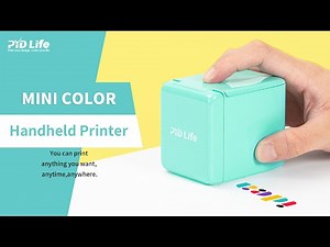 How to Use Mini Handheld Color Printer - Your On-The-Go Printing Companion. Print Anywhere,Anytime!