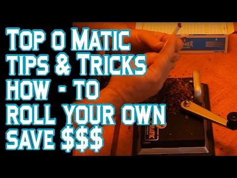 Top O Matic Cigarette Rolling Machine Review Technique Tips and Tricks