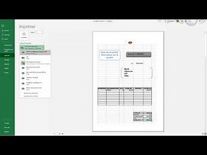 Comment utiliser l'aperçu avant impression, le quadrillage dans Excel