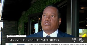 California gubernatorial recall election candidate Larry Elder makes San Diego County campaign stop