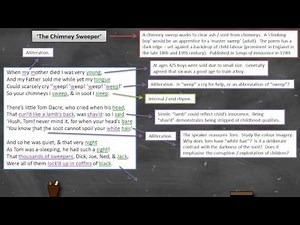 William Blake - ‘The Chimney Sweeper’ - Annotation