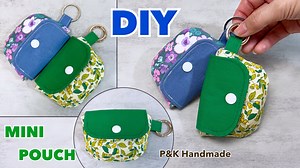 6.4K views · 64 reactions | How to Make Adorable Mini Pouch | #diy #handmade #sewing #sewingproject #pouch #craft | P&K Handmade | Facebook
