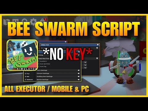 BEE SWARM SIMULATOR SCRIPT 2026! 🐝 (NO KEY) Auto-Farm, Auto-Quest & Progress [PASTEBIN]