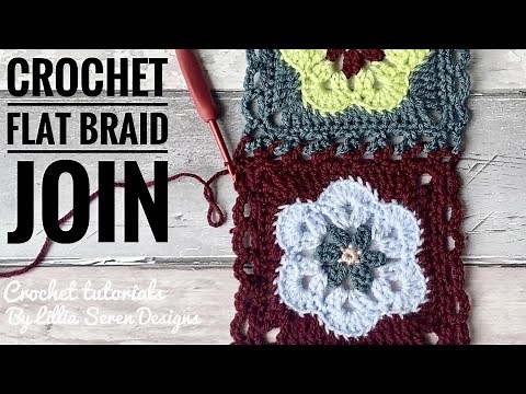 How to Crochet the Flat Braid Join (Right-handed)