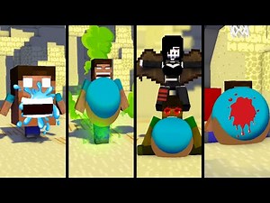 Help Herobrine Punch to Vampire Girl | Minecraft Funny Compilation