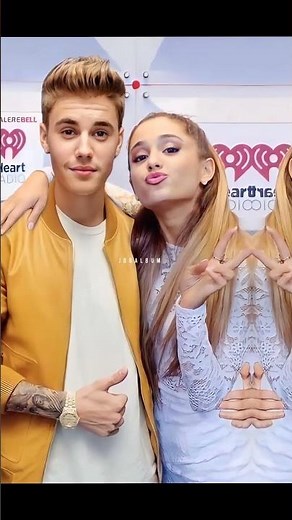 Justin Bieber and Ariana grande moments #justinbieber #jb #justin #arianagrande