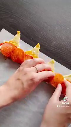 Pizza roll-ups but make them ✨festive✨ Follow @foodnetwork on TikTok for more: https://www.tiktok.com/@foodnetwork | Food Network