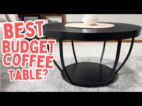 🔥New Modern 2-Tier Round Coffee Table | Tribesigns | Review + Assembly Instructions