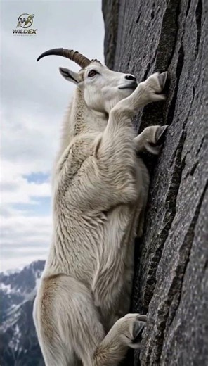 Where Humans Cannot Go Mountain Goat Cliff