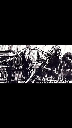 Terrifying Encounter with a Tyrannosaurus in Jurassic Park