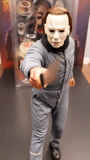 Michael Myers from the Halloween Franchise is behind you.#michaelmyers #halloween #horrortoys #toys
