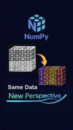 NumPy Trick: Transpose Arrays Instantly with Strides ⚡