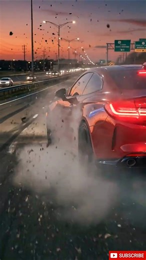 What Happens If a Tire Bursts at 120 km/h? 😳