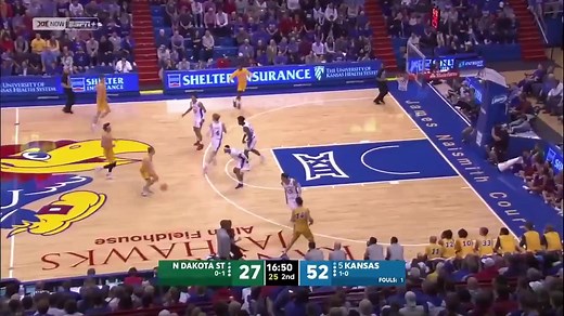 7.7K views · 726 reactions | Fast break? Give it to Gradey Dick  | Kansas Men's Basketball | Facebook