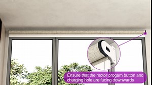 Smart Blinds Motorized Horizontal Window Blinds, Astomi Automatic Shangri-la Sheer Shades with Remote Electric Roller Blinds Cordless Light Control Work with Alexa Google Home 60% Blackout, Grey