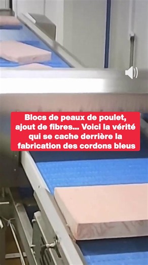 Blocs de peaux de poulet, ajout de fibres… Voici la vérité qui se cache derrière la fabrication des cordons bleus #savoir #saviezvous #enquete #secret #cordonbleu #alimentaire