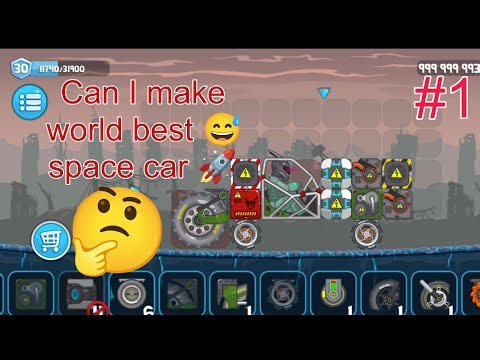 Can I make world best 🤔 space car 🚀 Rovercraft game gameplay 🔥[1080P 60FPS]