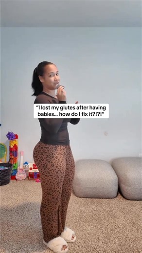 Zaria Francis - Certified Pre & Postnatal Fitness Coach on Instagram: "If you lost your glutes after having babies, you’re not alone. I did too 🫣 You want to follow this 3 step method in order to get them back. Join Mom Body Rebuild for the full blueprint 🤍 We start January 12, but secure your spot now so you don’t miss registration. Comment “REBUILD” and I’ll send the registration link over (or you can head to the link in my bio🤍) (Also, pls ignore the playdoh my child put on the wall😆) #ne