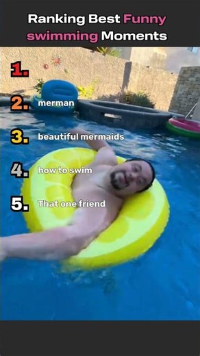 Ranking Funny Swimming Moments