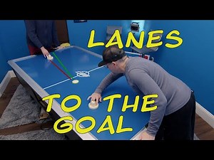 How to play Air Hockey and WIN - Offense - Lanes to the Goal
