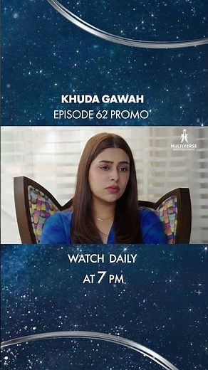 Khuda Gawah Episode 62 Promo Tonight at 7:00PM #shorts #multiverseentertainment #drama