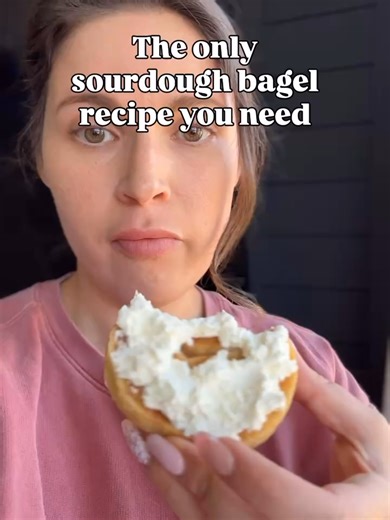 I used to be SO intimidated by homemade bagels but that was just plain silly. It’s one of the most forgiving sourdough recipes there is! Mix the dough before bed Shape the bagels when you wake up Boil and bake them right around lunchtime If you need to, pause the process at any time (ideally right after shaping) by sticking it in the fridge. When ready, bring it back out, let it come up to room temp, and resume. And yes — a New Yorker taste-tested these and said they're some of the best bagels h
