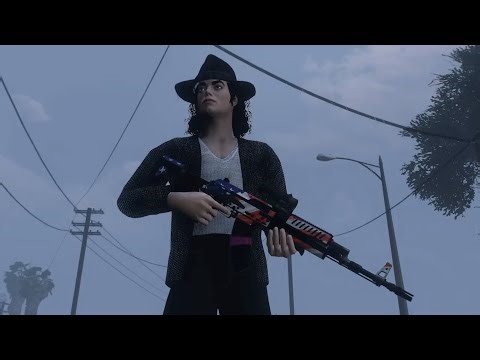 Michael Jackson Paints The Town Crimson in GTA V