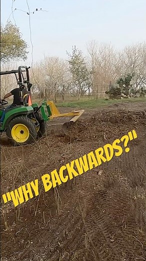 How to Use a Landscape Rake on a Compact Tractor #Landscaping #Shorts #ASMR #LawnLeveling